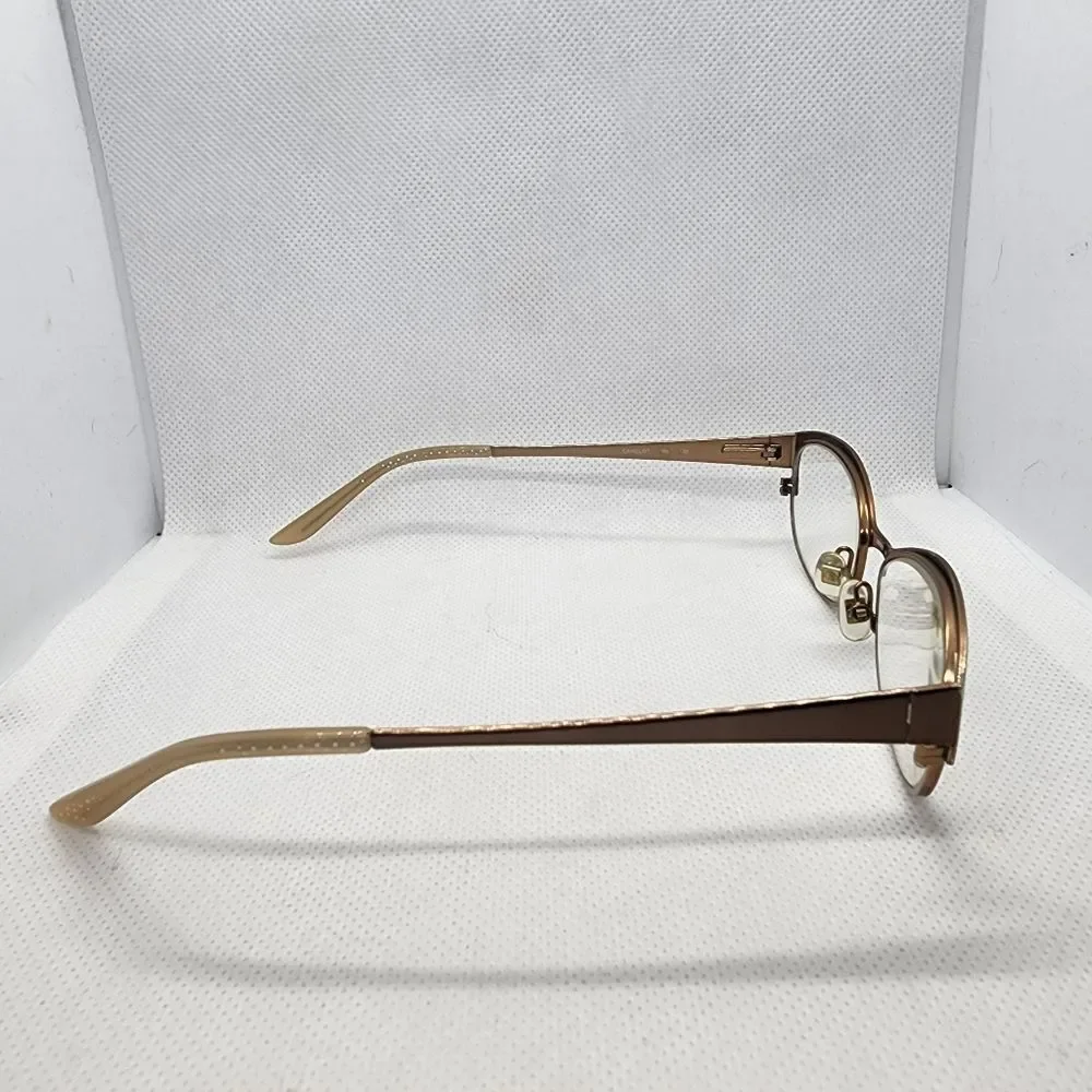 Kate Spade Camelot Tan & Gold Prescription Glasses Frames